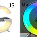 G shaped Wireless Phone Charging Night LED Lamp Bluetooth Speaker - EX-STOCK CANADA