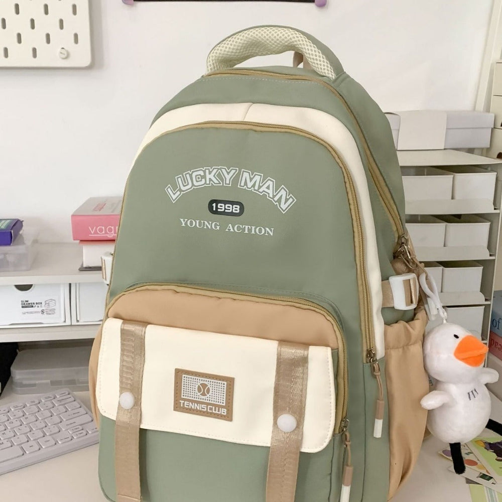 Special-interest Design Large Capacity Class Tutorial Play Backpack Good-looking All-match Backpack EX-STOCK