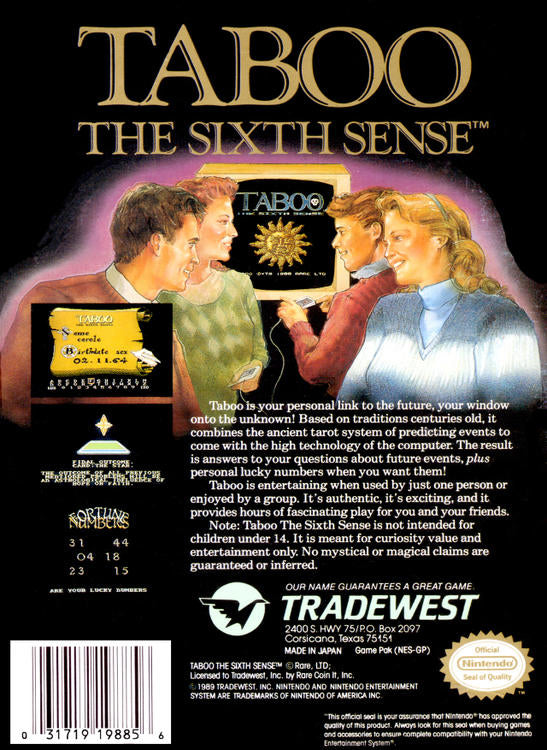 Taboo: The Sixth Sense 
