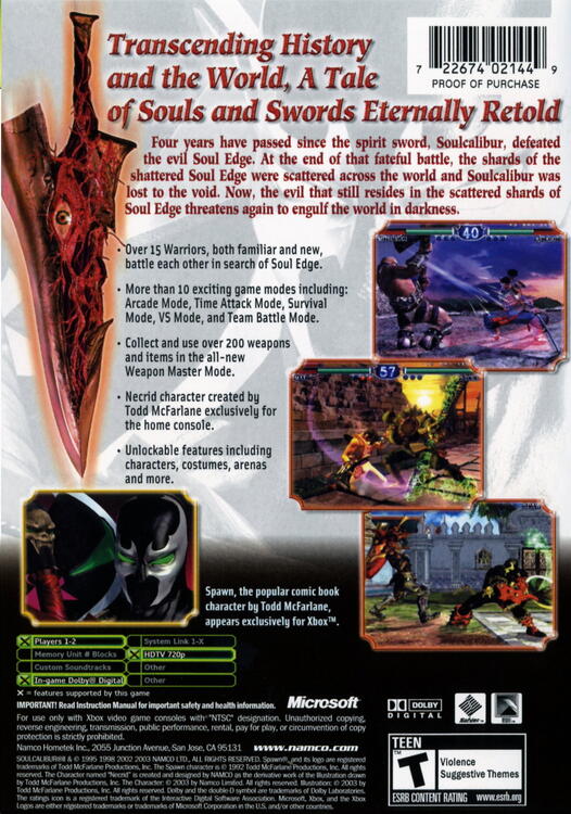 SoulCalibur 2 [Best of Platinum Hits] 