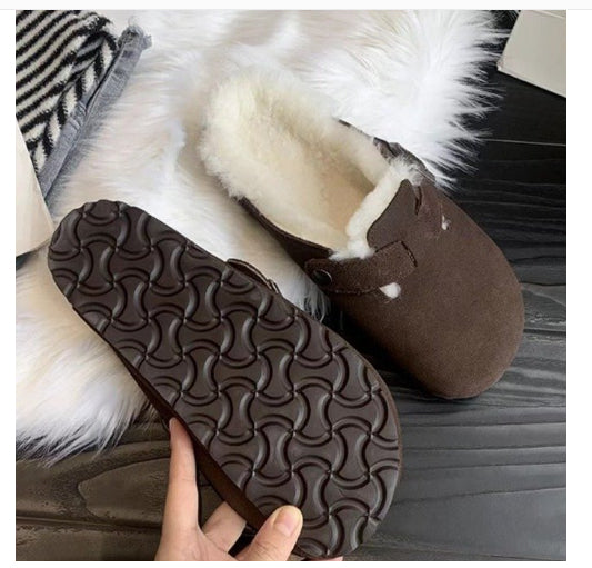 Women's Plush Winter Shoes With Genuine Leather | EX-STOCK product gallery photo 10