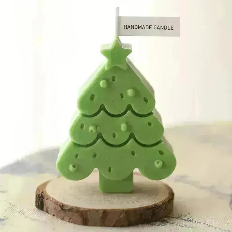 Christmas Tree Silicone Molds For DIY Christmas Creative Atmosphere Decoration Handmade Fragrant Candles - EX-STOCK CANADA