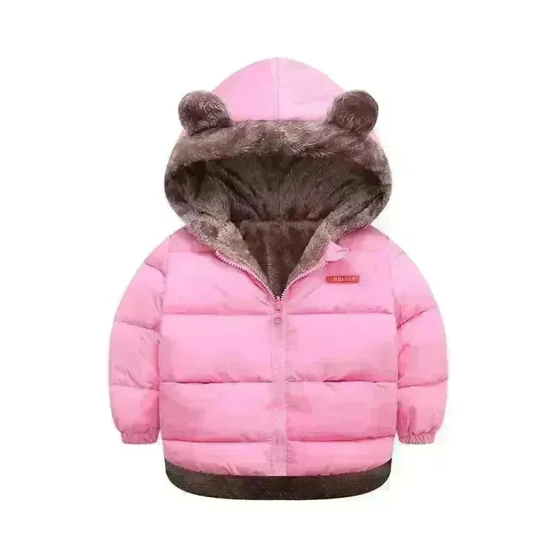 Children Boy's Cotton-padded Fleece Lined Puffer Winter Jacket for Kids - EX-STOCK CANADA
