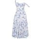 Spring And Summer Comely Pastoral Style Sling Floral A Swing Cake Dress - EX-STOCK CANADA