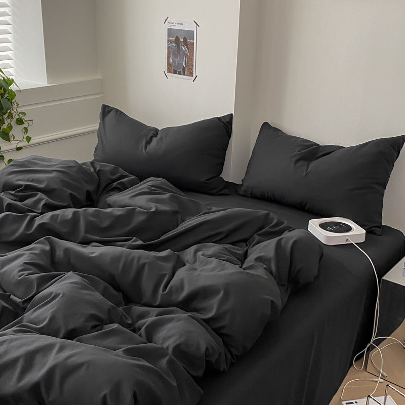 Four-piece Cotton Bed Sheet Duvet Cover Duvet Cover Bedding EX-STOCK Canada 