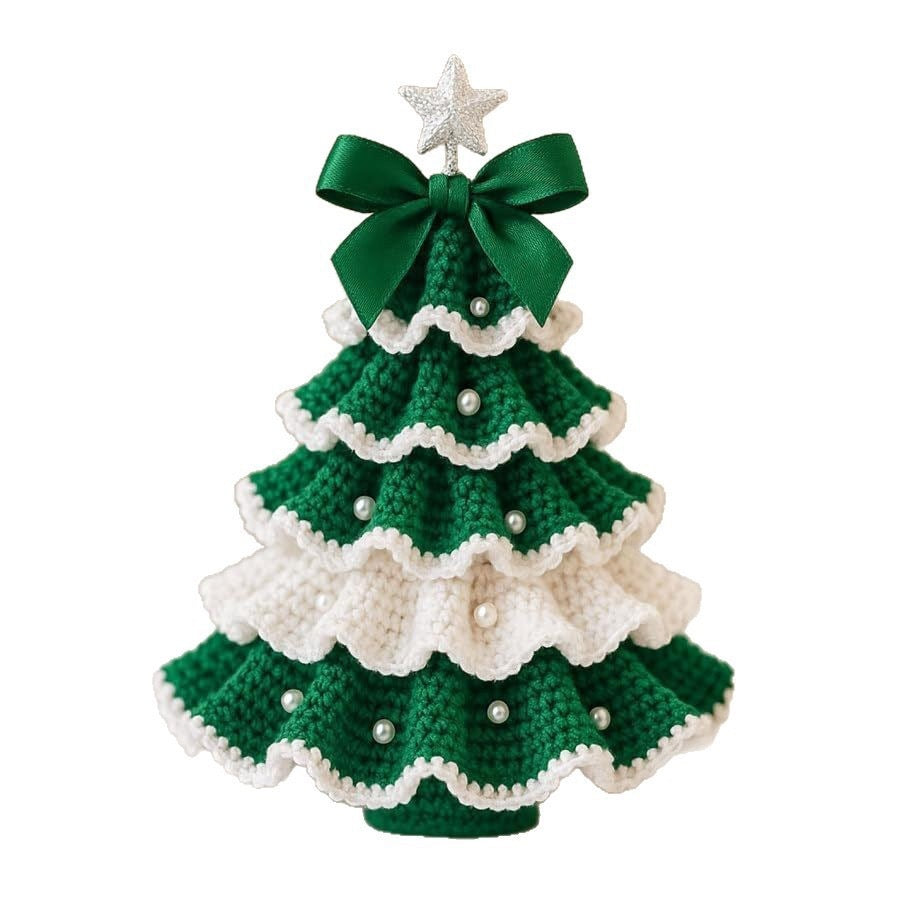 Crochet Christmas Tree Decoration DIY Material Package EX-STOCK Canada 