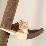 Solid Wood Large Cat Climbing Frame Cat Litter Cat Tree One Cat Shelf - EX-STOCK CANADA
