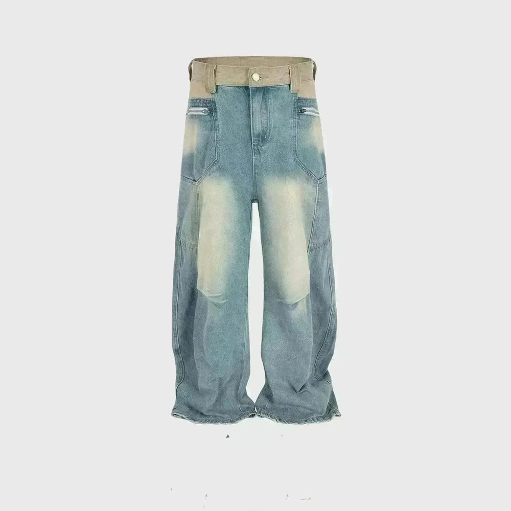 Washed Distressed Design Baggy Jeans Pant For Men And Women - EX-STOCK CANADA