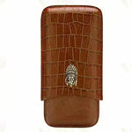 Portable Luxury Cubinski Gothic Moisturizing Leather Cigar Case - EX-STOCK CANADA