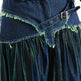 Street Fashion High Waist A-line Denim Mesh Midi Skirt - EX-STOCK CANADA