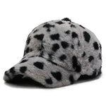 Fashion Leopard Fleece Baseball All-matching Peaked Cap - EX-STOCK CANADA