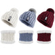 1Set Winter Beanie Hat Scarf Set Women Warm Knitting Skull Cap Neck Warmer For Walking Running Hiking Camping Outdoors Gift EX-STOCK