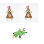 Pet Toy Donkey Shape Corduroy Chew Toy For Dogs Puppy Squeaker Squeaky Plush Bone Molar Dog Toy Pet Training Dog EX-STOCK Canada 