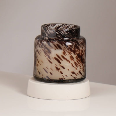 Splatter Pastel Glow Candle Elegant  Aromatic Wax Candle For Home  Office Long-Lasting Burn & Soothing Fragrance Perfect For Relaxation, DEcor  Gifting EX-STOCK