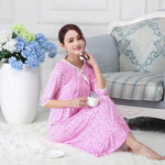 Modal Long Small Floral Pajamas For Women - EX-STOCK Canada