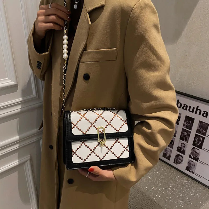 Women Shoulder Chain Mini Crossbody Square Bag - EX-STOCK CANADA