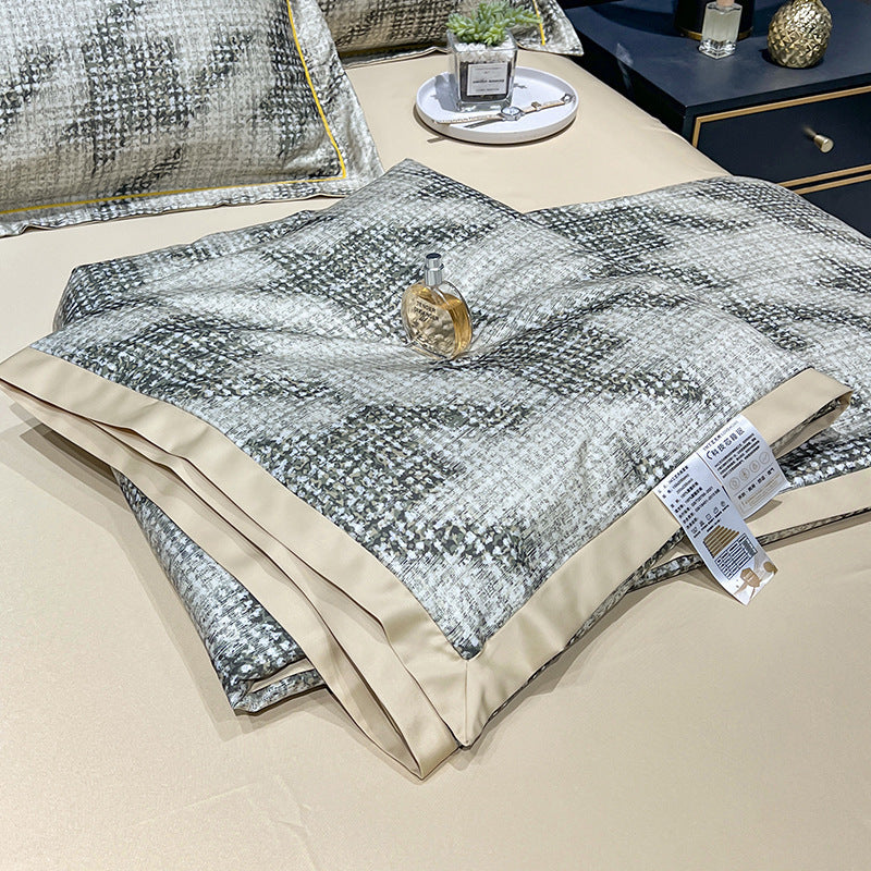 Tencel Summer Duvet Four-piece Washed Silk EX-STOCK Canada 
