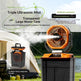 Portable Outdoor Camping Misting Fan – 7L Tank, 20000mAh Rechargeable, Remote Control, LED Light | Orange & Army Green 2