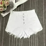 Casual Summer Women Denim Short High Waists Sexy Short Jeans - EX-STOCK CANADA