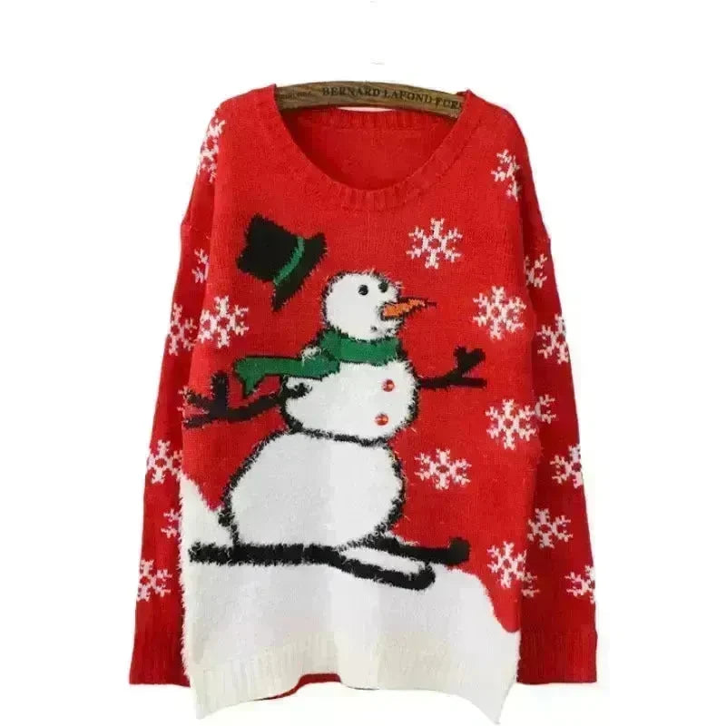 Little Snowman Christmas Sweater Snowflakes - EX-STOCK CANADA
