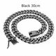 Zinc Alloy Wide Hip Hop Cuban Link Chain Necklace - EX-STOCK CANADA