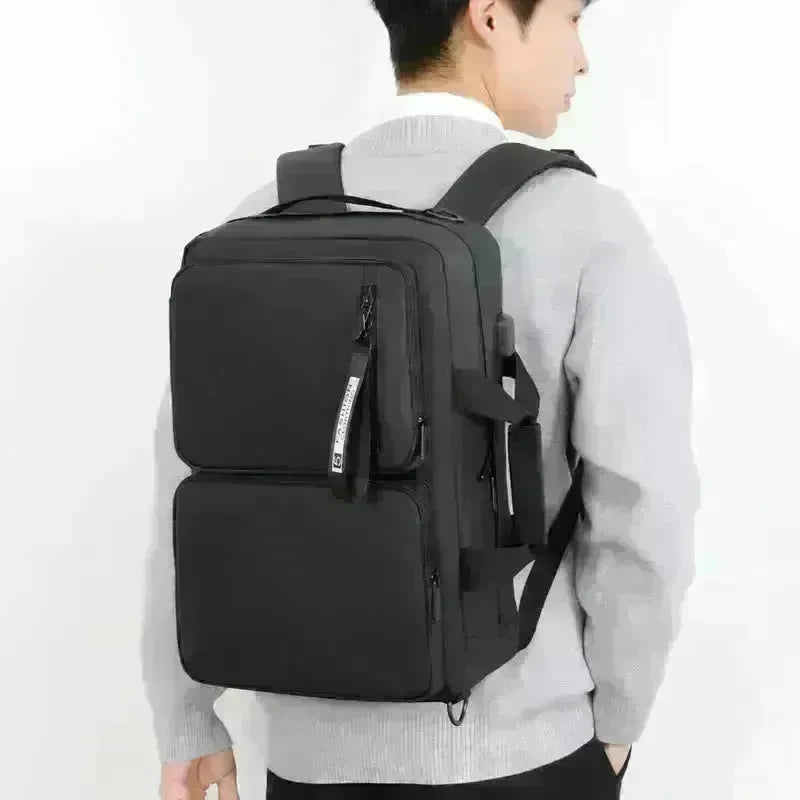 Multifunctional Backpack Large Capacity Business Laptop Bag Leisure Travel Commuter Schoolbag Portable Shoulder Bag - EX-STOCK CANADA