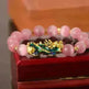 3D Gold Plated PiXiu Crystal Beaded Bracelet - EX-STOCK CANADA