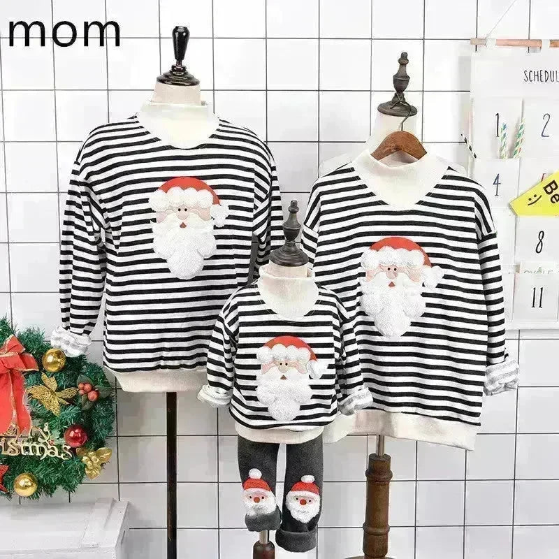Family Christmas Deer Santa claus sweatshirt - EX-STOCK CANADA