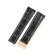 22mm 24mm Black Brown Blue Bamboo Grain Cowhide Watch Strap - EX-STOCK CANADA