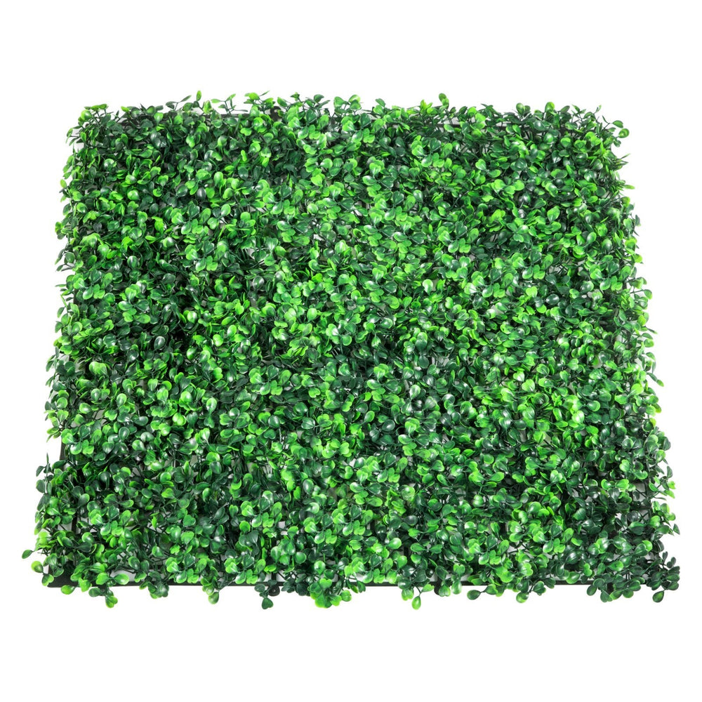 Artificial Boxwood Panel UV 24pcs Boxwood Hedge Wall Panels Artificial Grass Wall  Green Grass Wall Fake Hedge For Decor Privacy Fence Indoor Outdoor Garden EX-STOCK