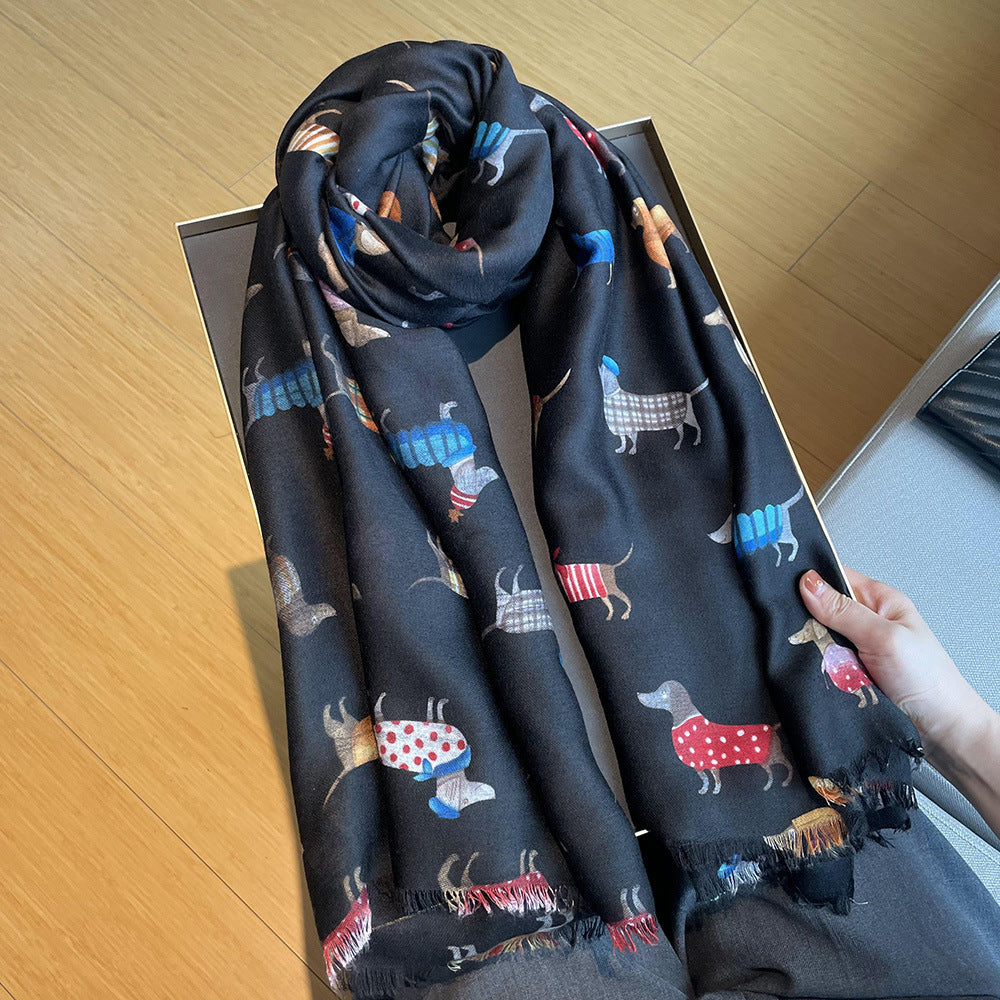 Autumn And Winter Cotton And Linen Scarf | EX-STOCK product gallery photo 2