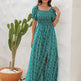 Elegant Off shoulder Spring Summer Maxi dress Slit Chiffon maxi dress for Beach vacation resort travel - EX-STOCK CANADA