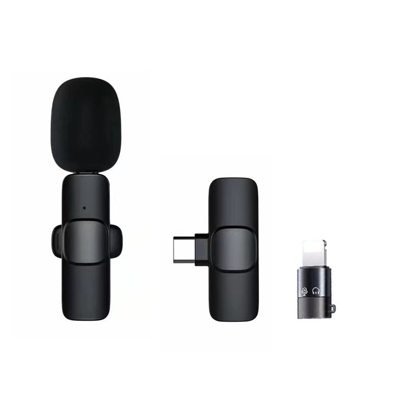 Short Video Shooting Mobile Phone Live Broadcast Wireless Lavalier Microphone EX-STOCK Canada 