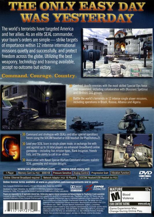 SOCOM II: U.S. Navy SEALs 