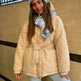Thermal Jacket Plus Size Tie Down Cotton Winter Hoodie Coat - EX-STOCK CANADA