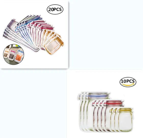 Reusable Snack Bag Biscuit seal Bag - EX-STOCK CANADA