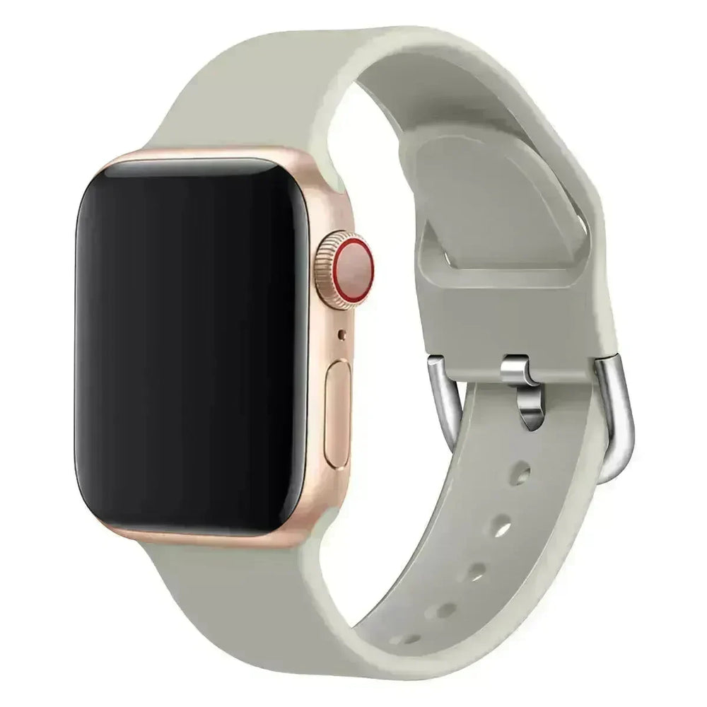 Watch strap solid color silicone watch buckle strap - EX-STOCK CANADA