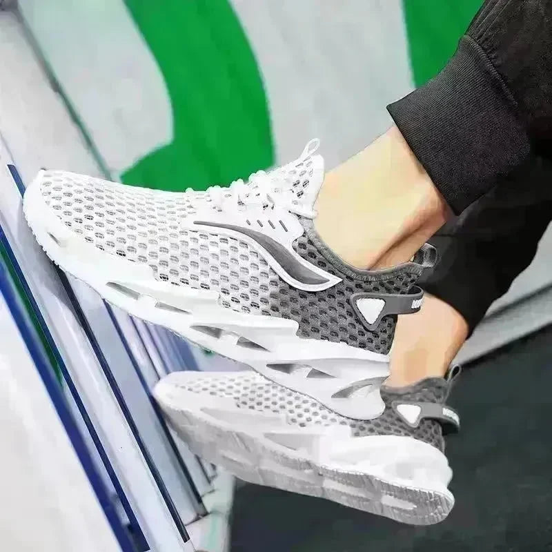 Men's Casual Walking Running Non slip  lace up sneakers - EX-STOCK CANADA