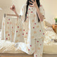 Cotton Three-piece Pajamas For Women Spring And Summer - EX-STOCK Canada