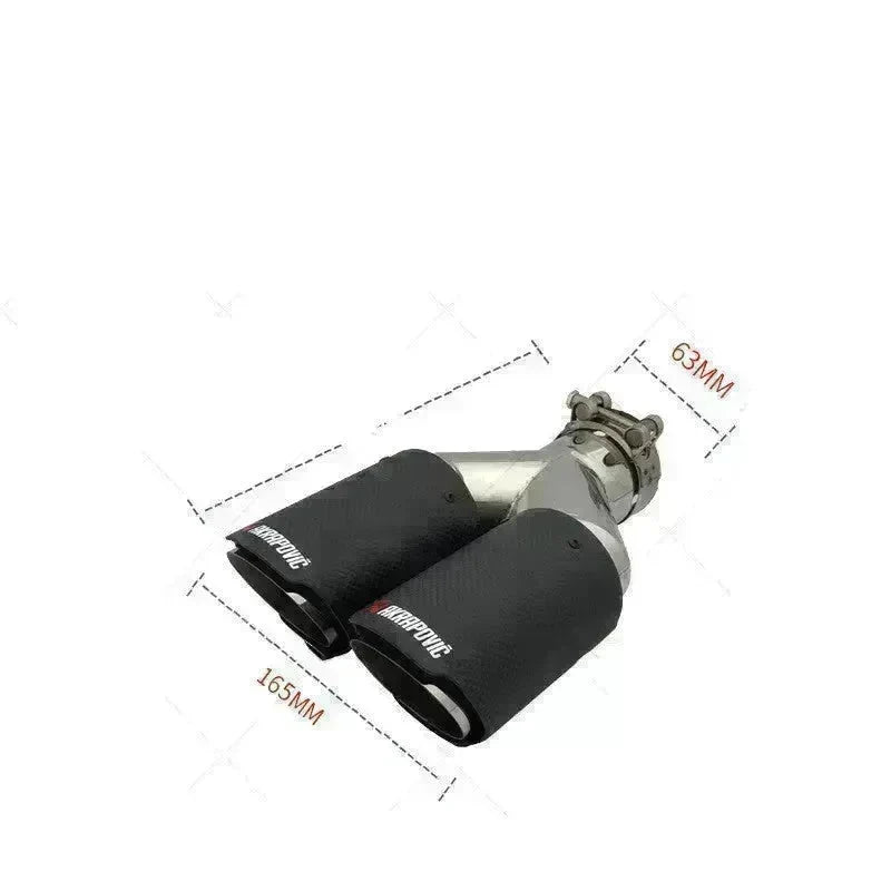 Y Model Compatible For Remus Exhaust  Pipe Tip Muffler Tips Carbon Fiber Stainless Steel Dual Outlet Tails Throat Rear Nozzle - EX-STOCK CANADA
