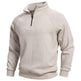 European And American Half Zipper Sweater Stand-up Collar All-match Fleece Men's Sweater Top EX-STOCK Canada 