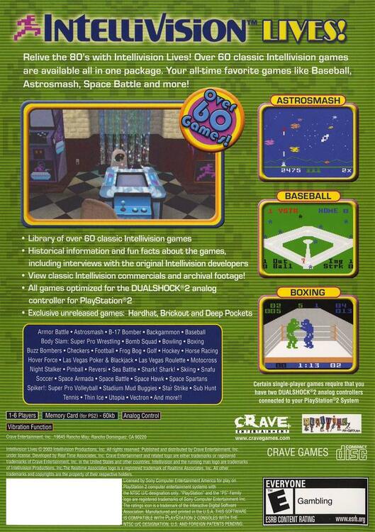 Intellivision Lives! 