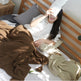 Fringed Knitting Blanket Wool Blanket EX-STOCK Canada 