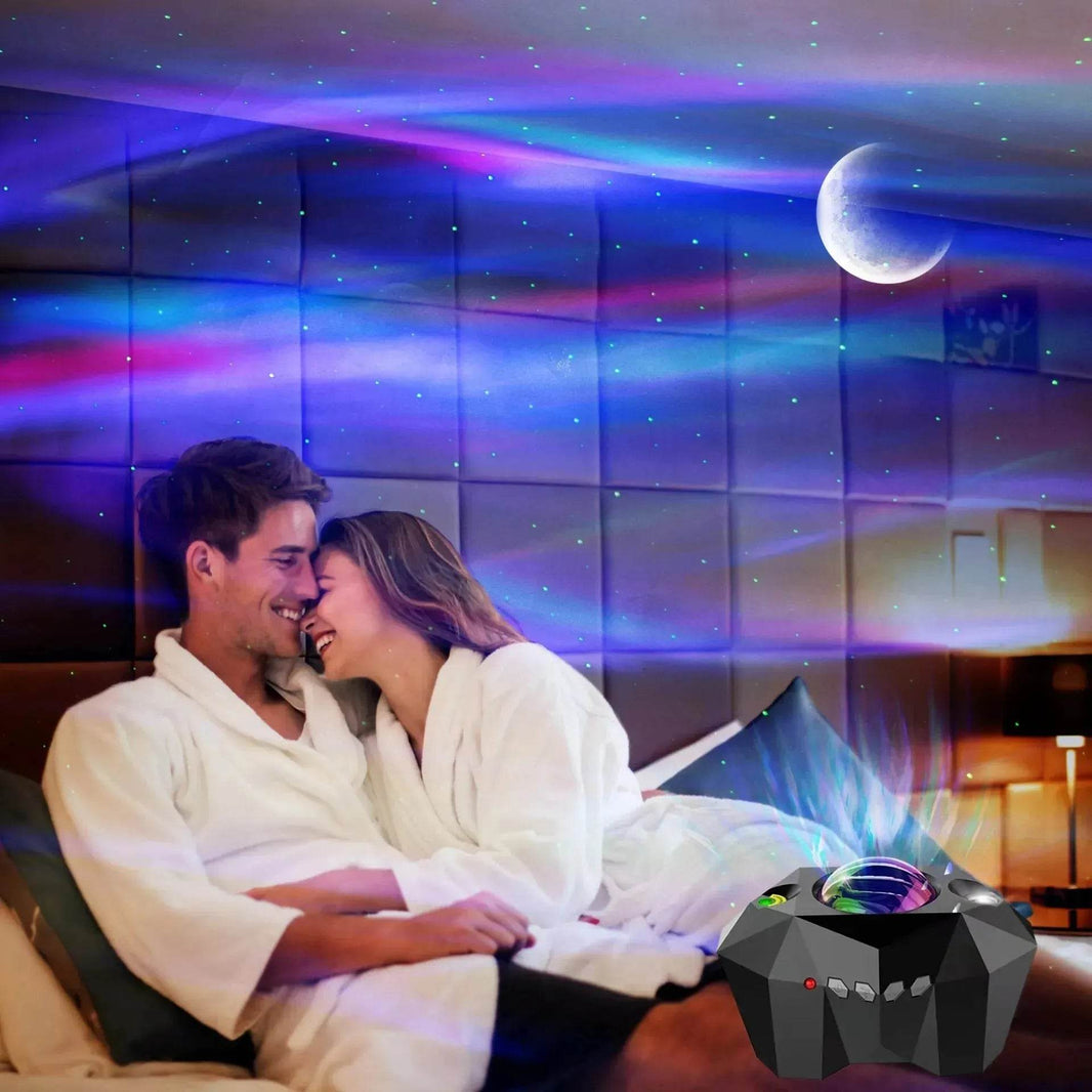 Usb Water Pattern Bluetooth Music Ocean Star Projector Lamp - EX-STOCK Canada