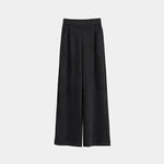 Estilo informal de la cintura alta en la pierna ancha New New Casual Pants pantalones para mujeres