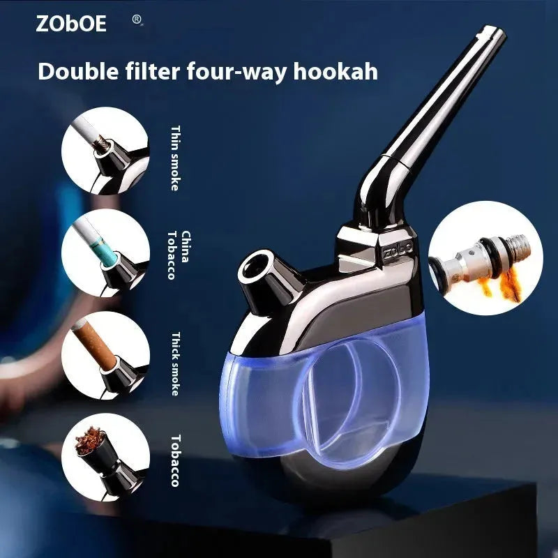 Hookah Men's Belt Filter Small-bowled Long-stemmed Tobacco Pipe Pot - EX-STOCK CANADA