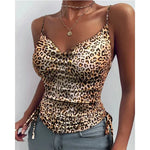 Spaghetti Strap Tops V-neck Camisole top Women Summer top