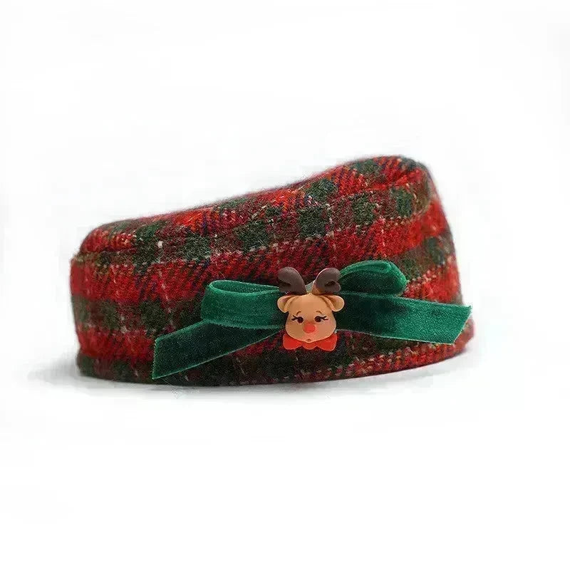 Pet Christmas Cat Hat Bib Dress Up Clothes - EX-STOCK CANADA