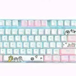 87 Key Rgb Light Effect Green Axis Portable Mechanical Keyboard - EX-STOCK CANADA