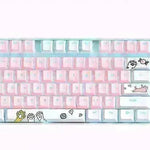 87 Key Rgb Light Effect Green Axis Portable Mechanical Keyboard - EX-STOCK CANADA